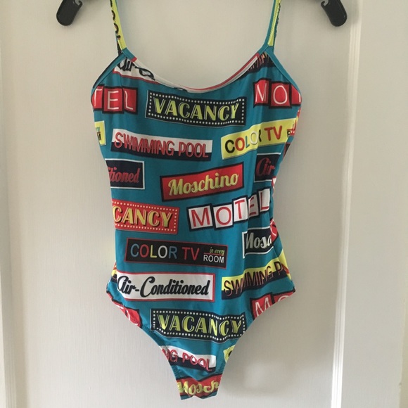 moschino one piece swimsuit